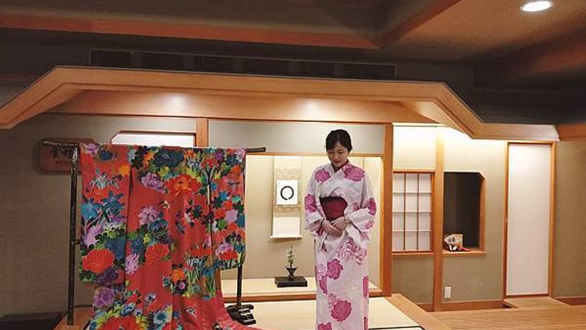 「金娘苑」放置日本傳統服供欣賞、拍照。（圖片來源：格格Angela_旅遊美食 ♥ 日常追劇）