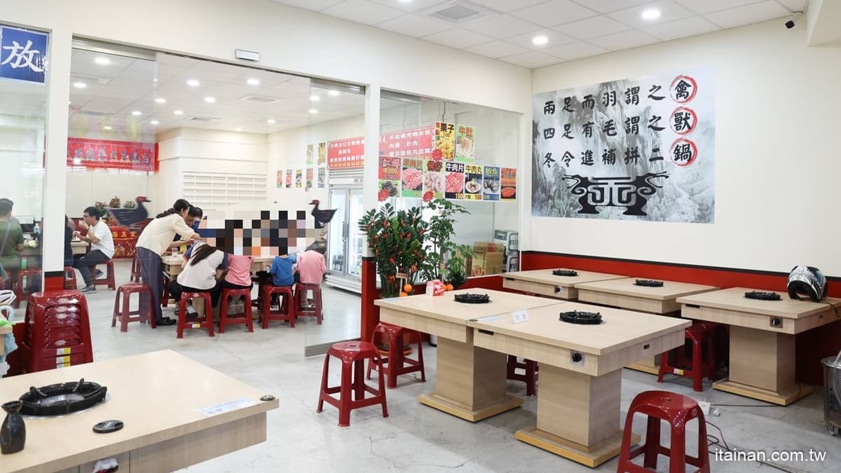 內用空間寬敞明亮，很適合多人聚餐或家庭聚會。（圖片來源：台南好Food遊）