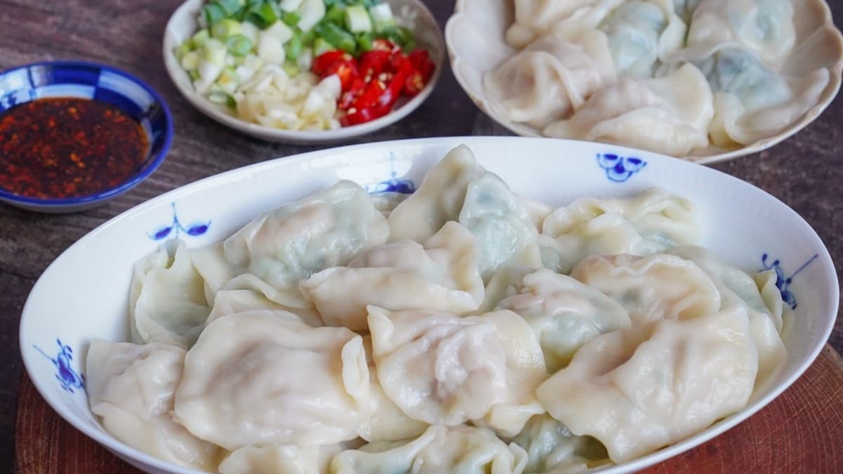 美味的水餃，回家水煮一下就能輕鬆上桌，而且尺寸還不小顆。（圖片來源：美食好芃友）