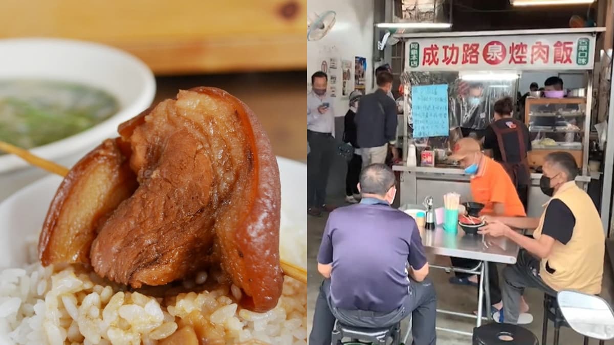 首家申請開發票！80年老店「阿泉焢肉飯」恢復營業，縣長也來排隊搶吃
