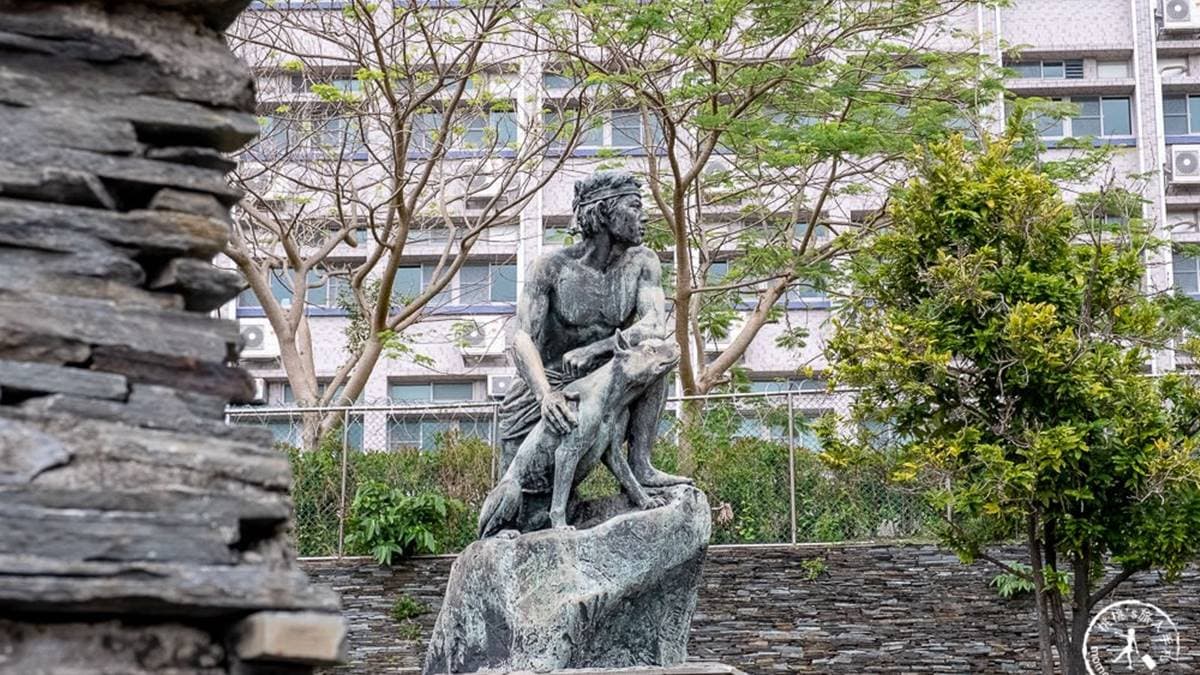 公園規畫呈現原住民文化意象的主題風格。（圖片來源：桃桃's旅人手札）