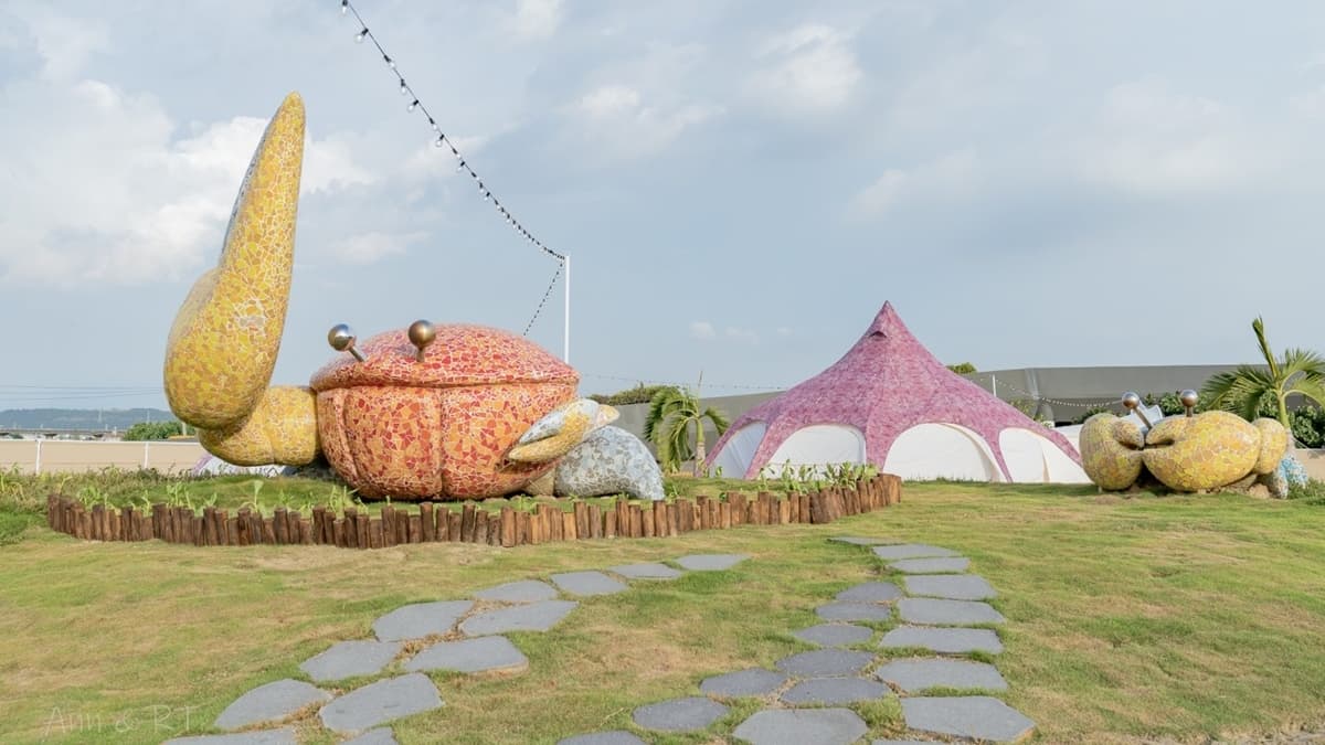 帳篷圓圓胖胖的外觀超級可愛。（圖片來源：Ann媽&RT爸的旅行生活日誌）