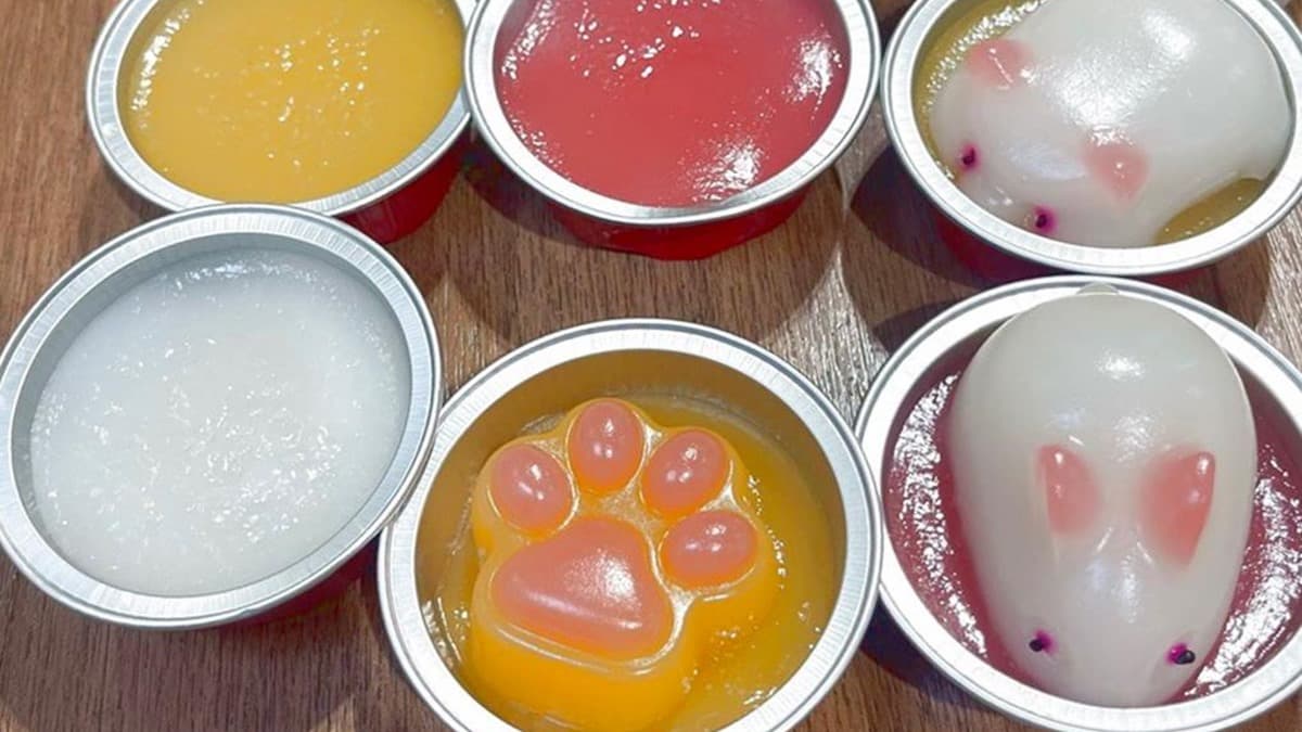 可愛造型的「港式砵仔糕」是源自港澳的特色美食。（圖片來源：跟著踢小米吃喝玩樂趣）