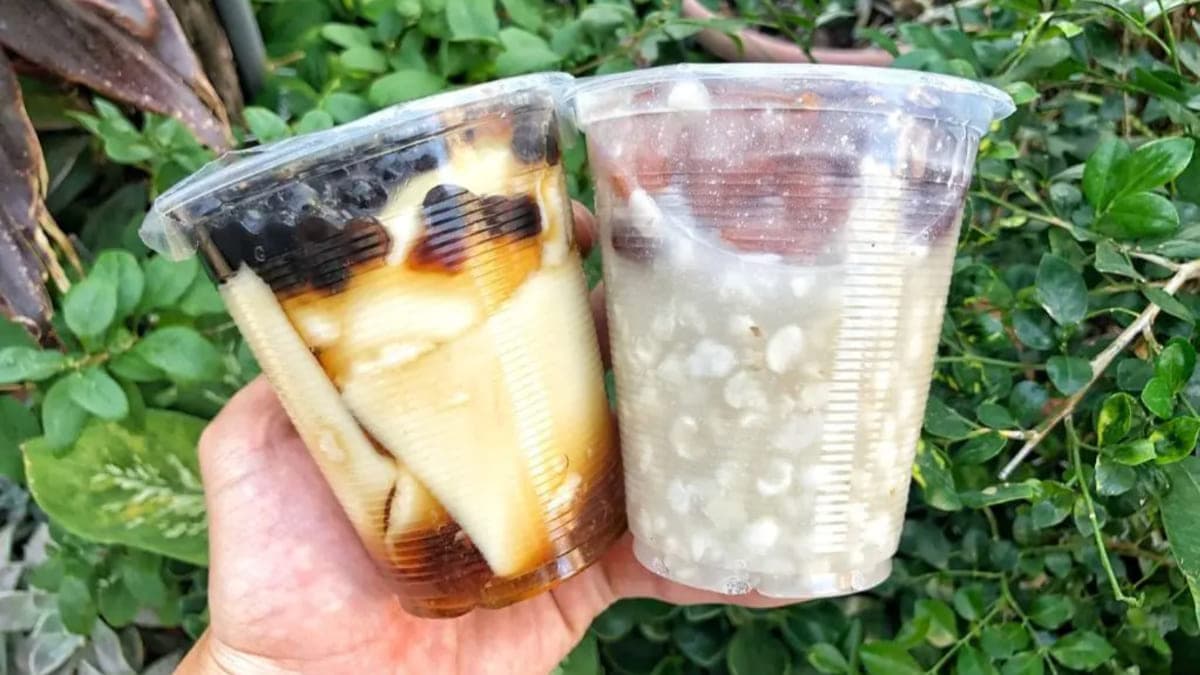 每杯豆花都裝好裝滿，便宜又好吃。（圖片來源：痴吃的玩）