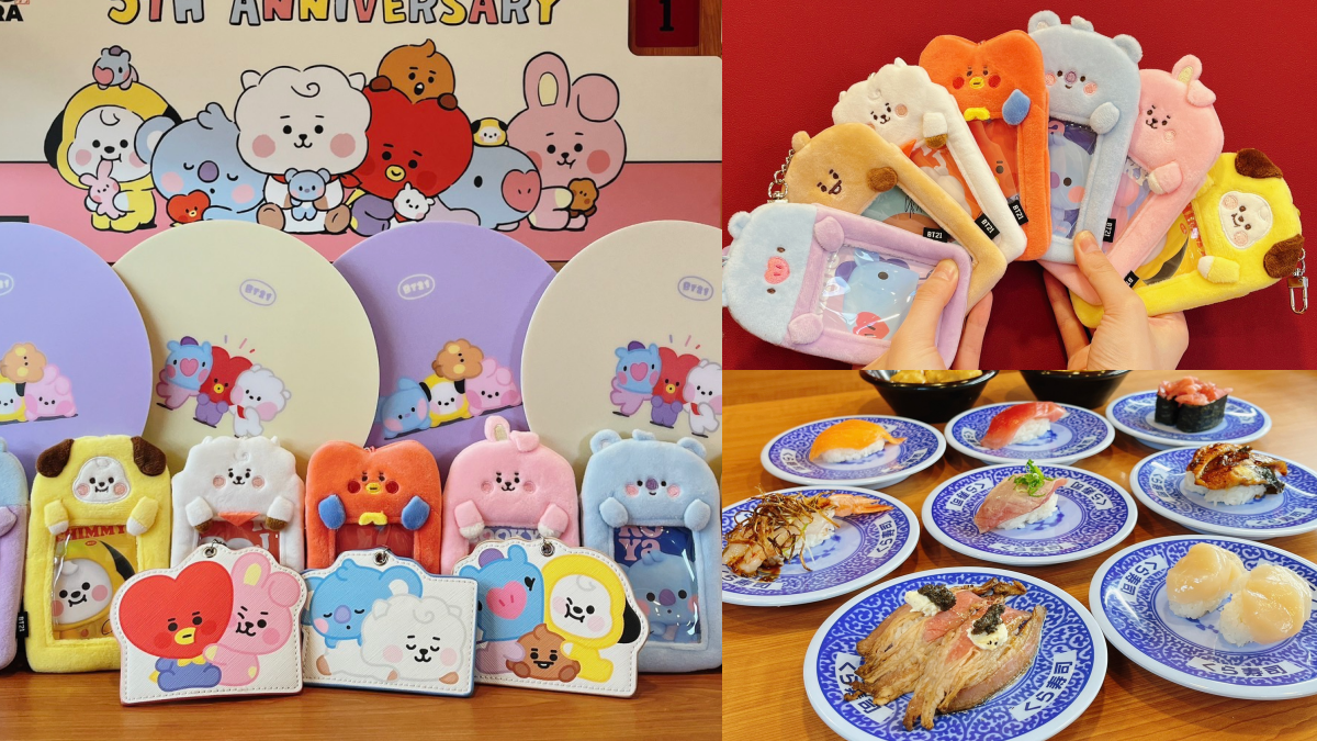 萌感擊爆！藏壽司「BT21絨毛卡片鑰匙圈＋滑鼠墊」免費送，再嗑豪華海陸新品