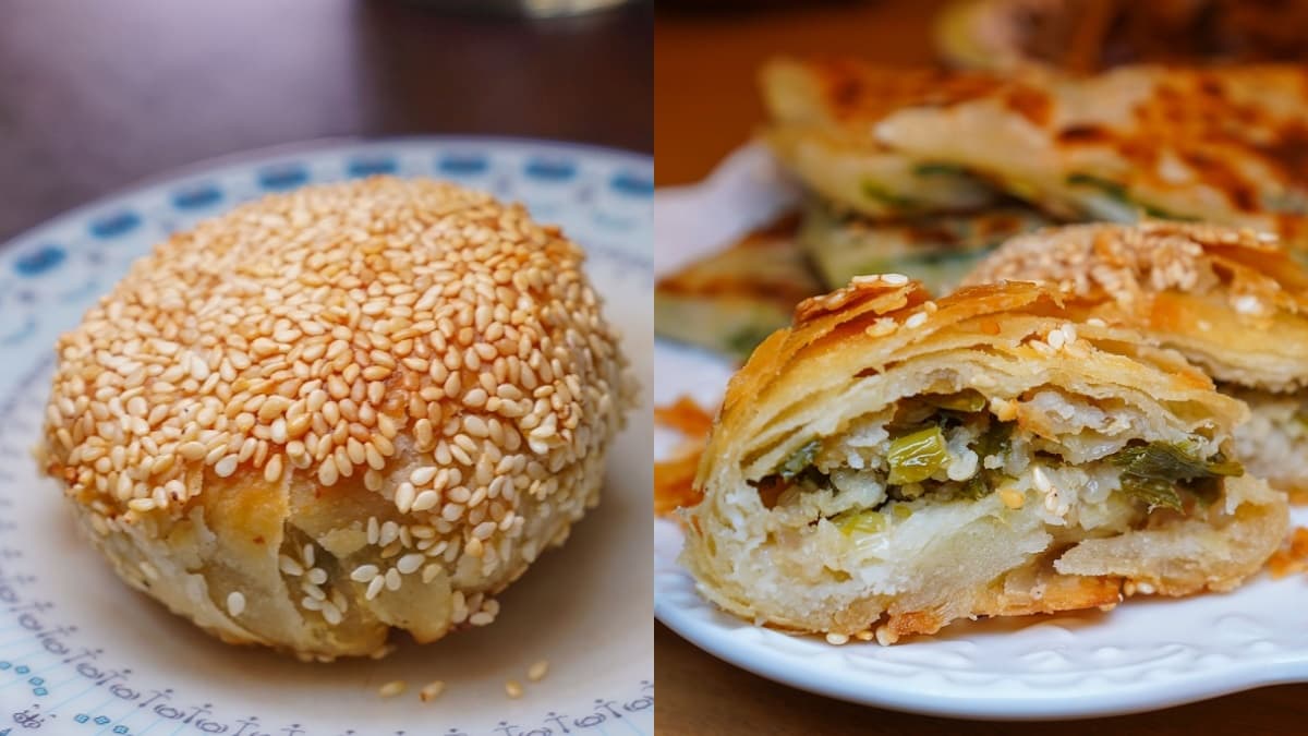 超狂小菜山任你拿！台中人氣眷村麵想吃先排隊，現擀蔥油餅外酥內Ｑ也必嘗