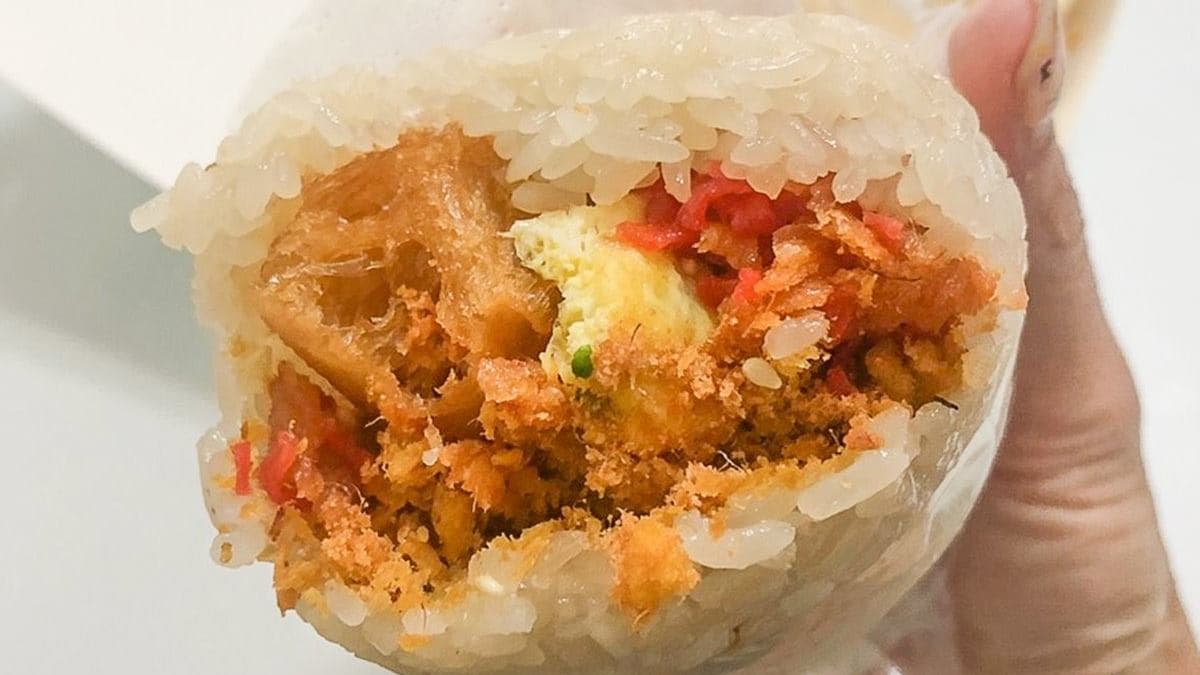另外還有古早味飯糰也必嘗。（圖片來源：跟著尼力吃喝玩樂）