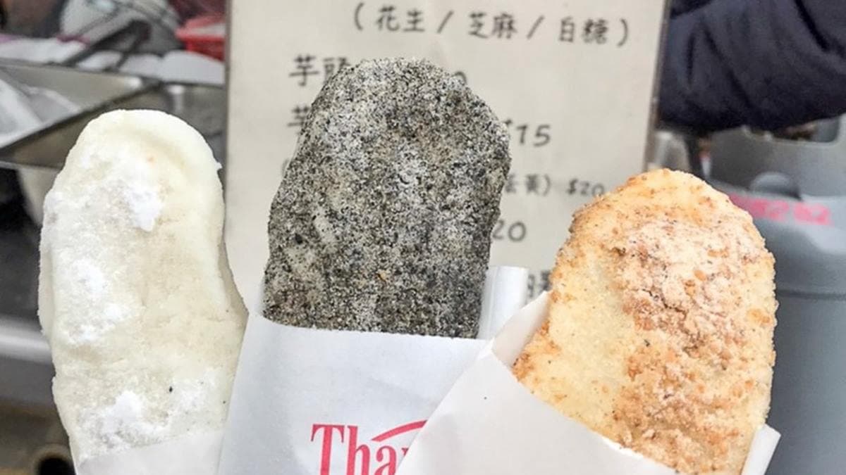 店家也有販售古早味的白糖粿。（圖片來源：跟著尼力吃喝玩樂）