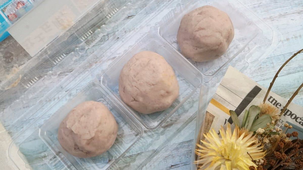 每盒內含３顆芋泥球。（圖片來源：糖糖‘s享食生活）