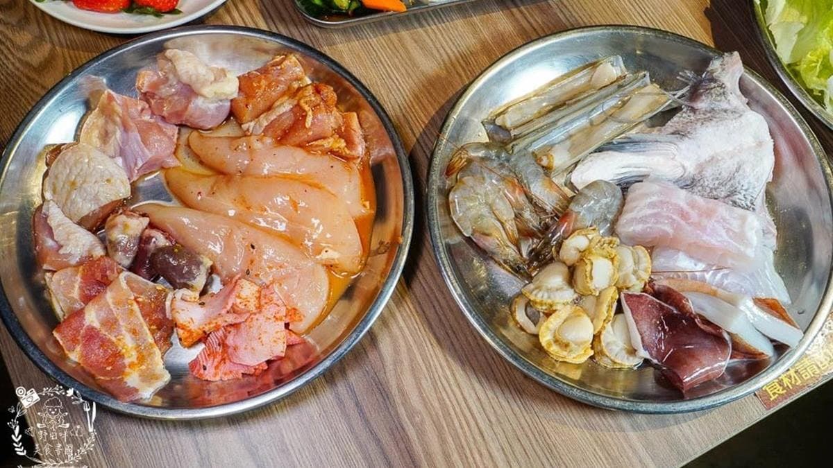 真材實料的肉品與海鮮，讓吃過的朋友們都很愛。（圖片來源：野田咩的美食書國）