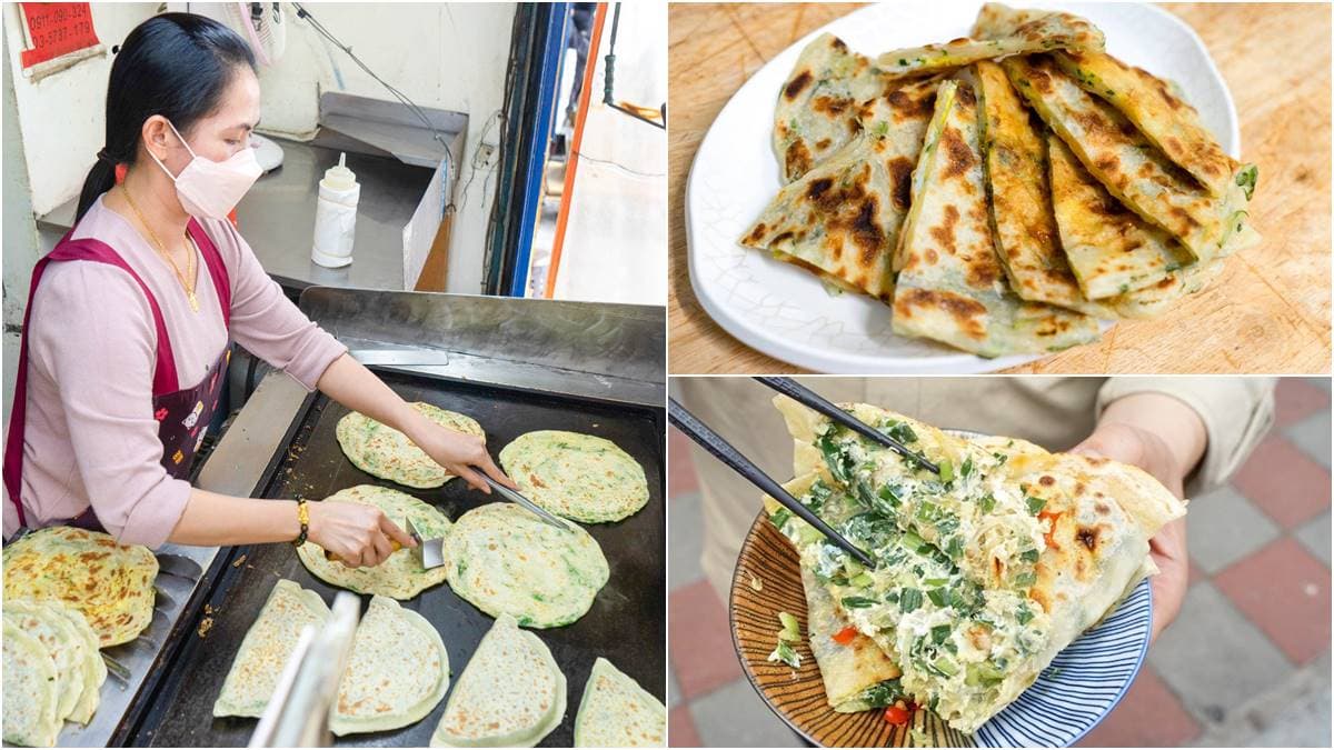 只有新竹吃得到！清大商圈70年老店「灌蛋蔥油餅」，韭菜盒餡料爆滿也必點