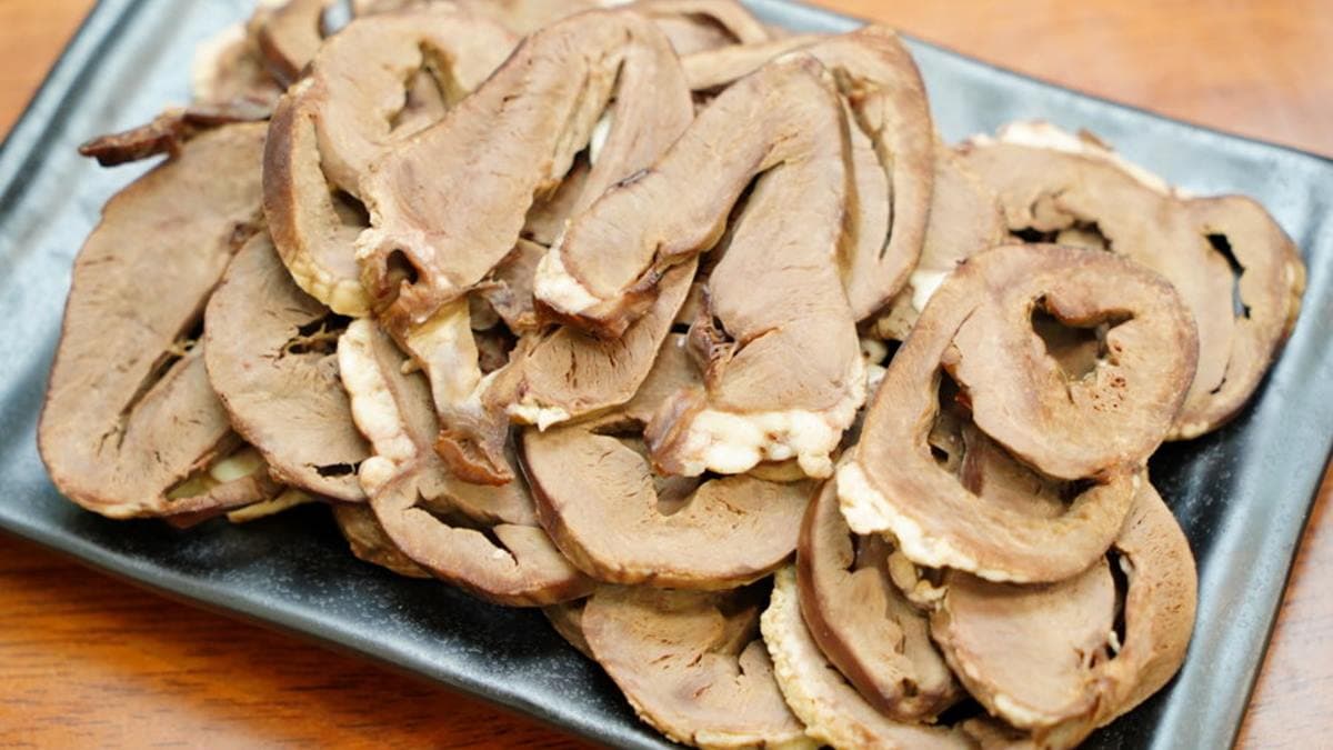 羊心也非常值得一嘗，吃起來類似豬心，但口感更加扎實Ｑ彈。（圖片來源：大口老師的走跳學堂!）