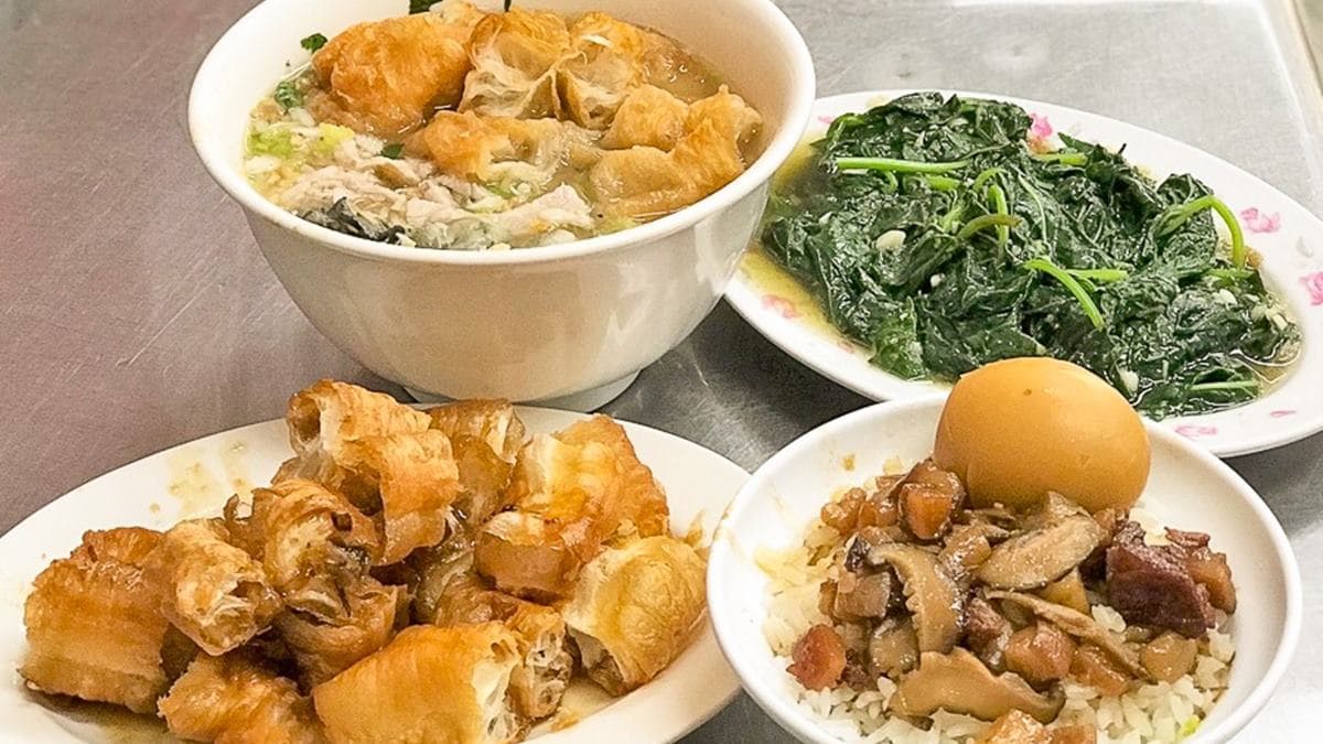 琴姐土魠魚粥香菇肉燥飯