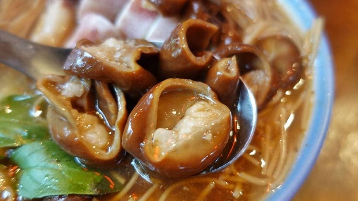 大腸處理得很乾淨，沒有腥味，口感還不賴。（圖片來源：瑋瑋美食萬歲）