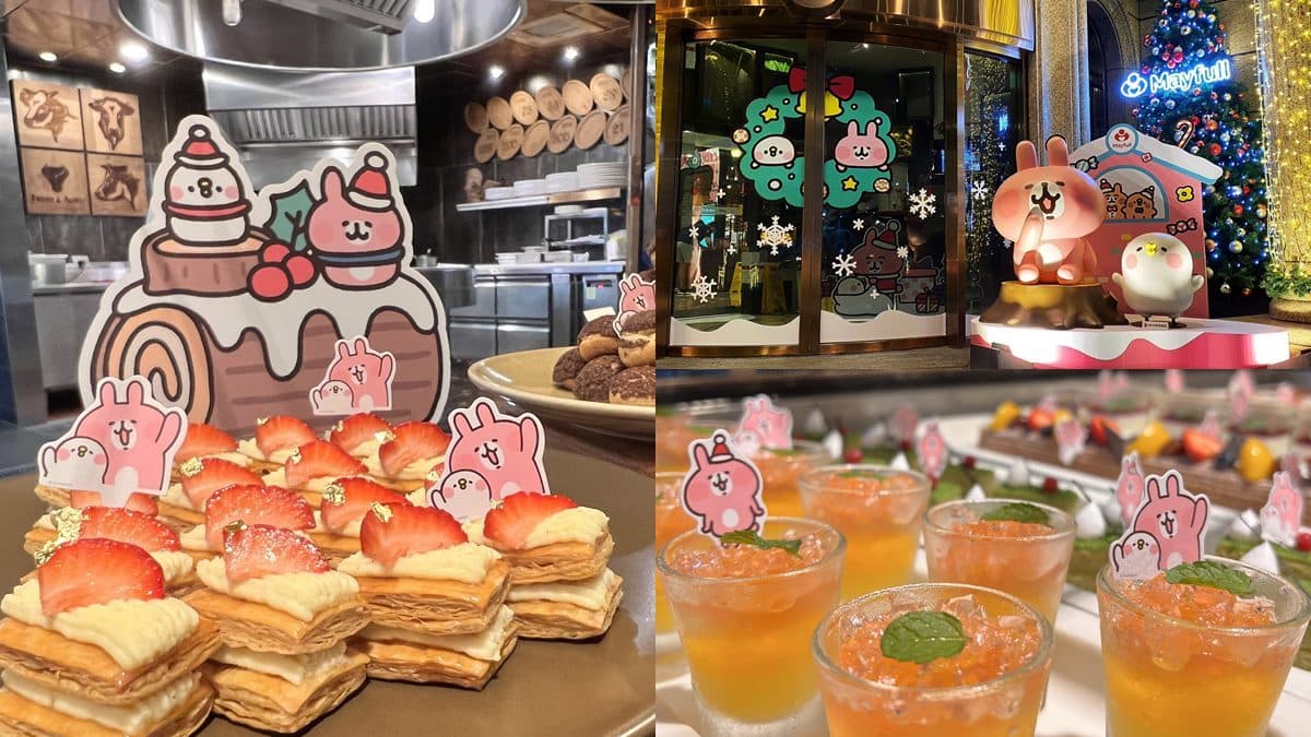 全台首家「卡娜赫拉牛排館」！粉紅兔兔、P助自助吧開吃，還有主題超市可逛