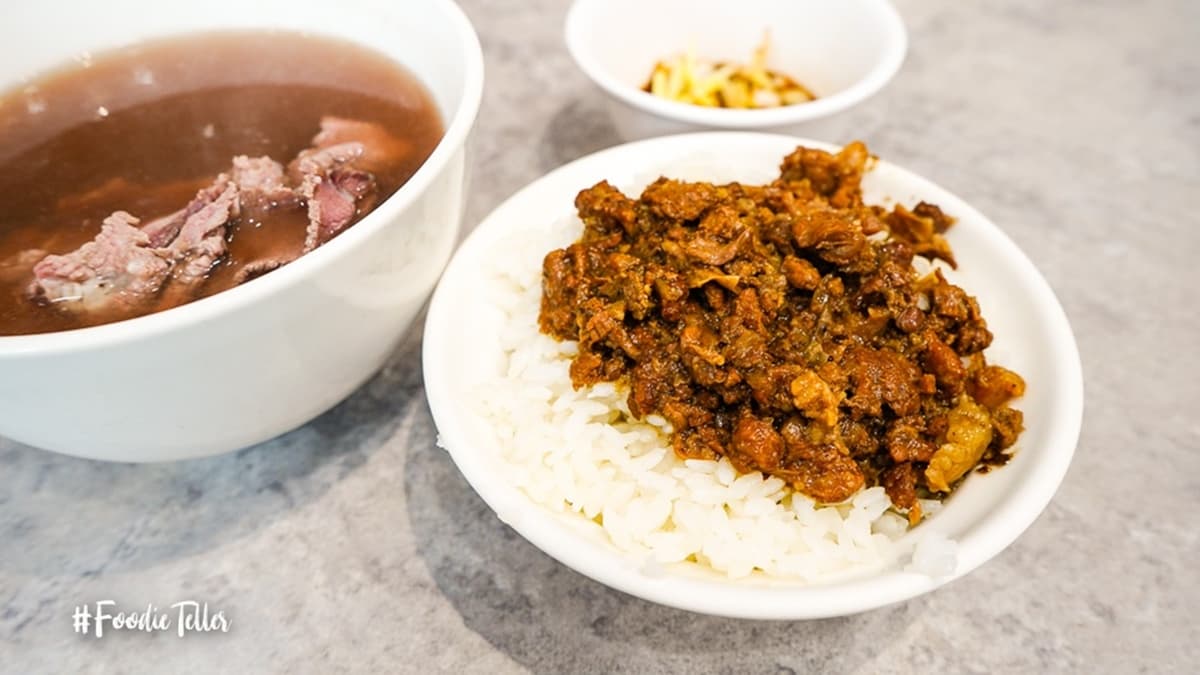 牛肉燥飯肉汁滷得很夠味，再配上香噴噴的米飯，實在很滿足。（圖片來源：波妮說食話）