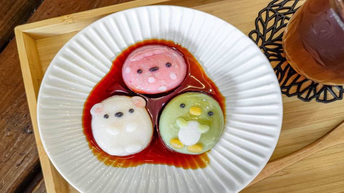 另外還有超萌的角落生物造型。（圖片來源：饗食客棧。淘氣猴VS肥獅子的旅食天堂）