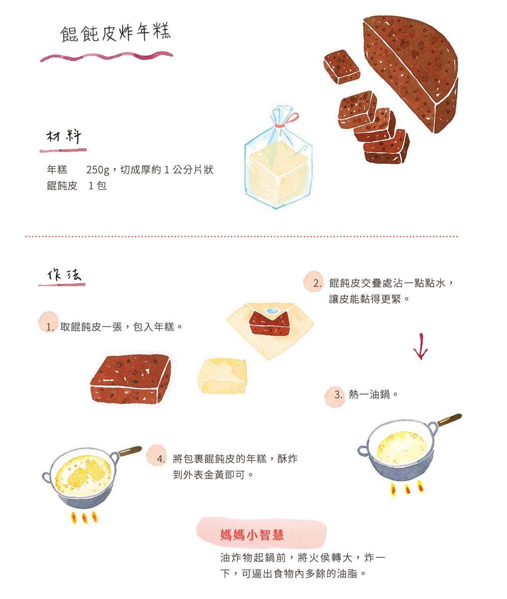 過年呷甜甜！「炸年糕２吃」試過沒？進階版「餛飩皮年糕」酥脆超唰嘴