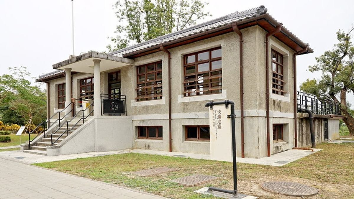 A館快濾池室，很古色古香的建築。（圖片來源：大口老師的走跳學堂!）