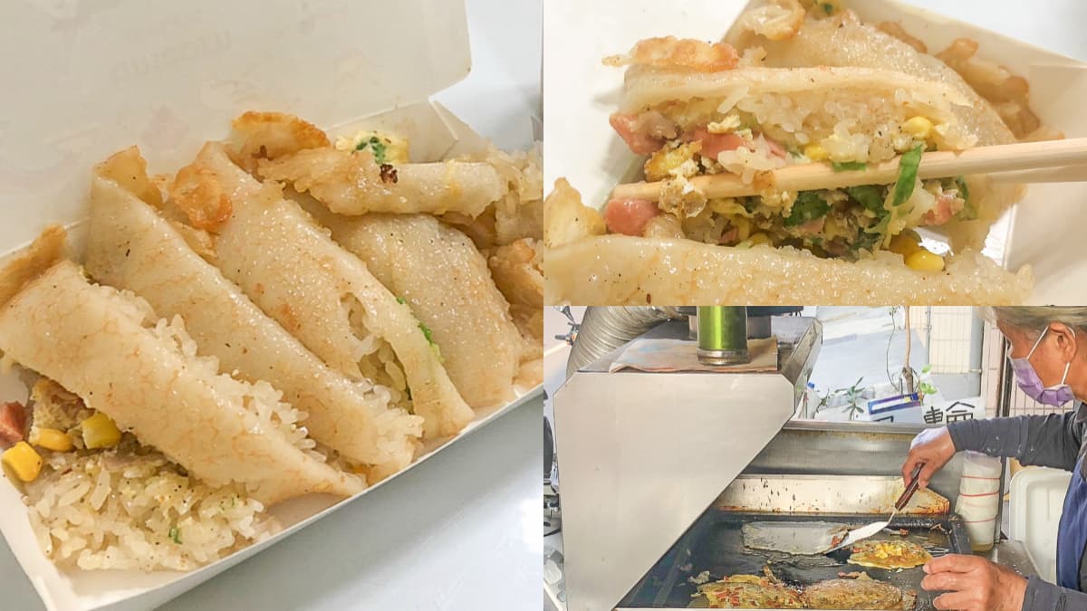 分量多到用便當盒裝！網推「隱藏版蛋餅飯」30元開吃，包滿糯米＋配料超飽足