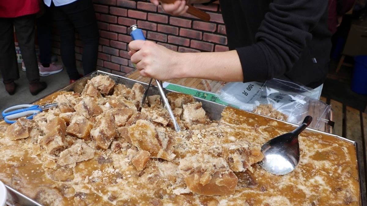 冬瓜磚選用新鮮冬瓜慢火熬煮，冬瓜肉隱藏其中，吃起來很甘甜。（圖片來源：快樂的過每一天	）