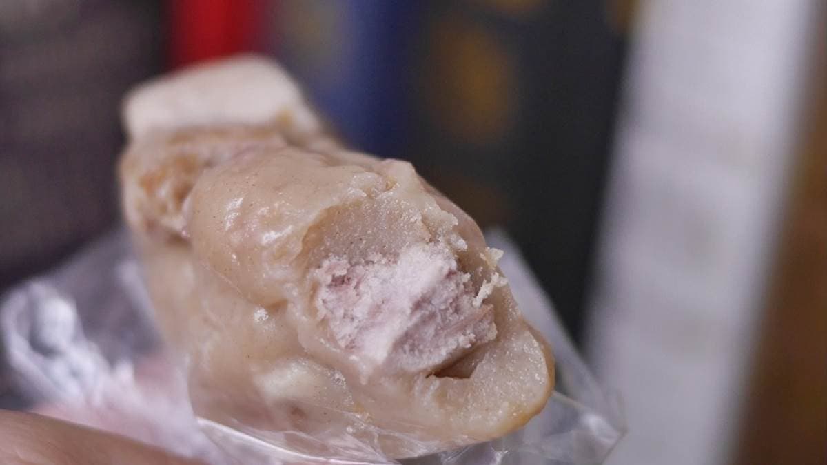 「芋粿巧」口感很Q，有大塊的芋頭。（圖片來源：瑋瑋美食萬歲）