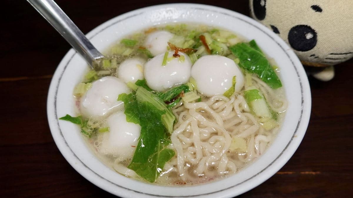 若是怕單吃湯圓不夠飽，也可以選擇加麵。（圖片來源：貓大爺部落格）