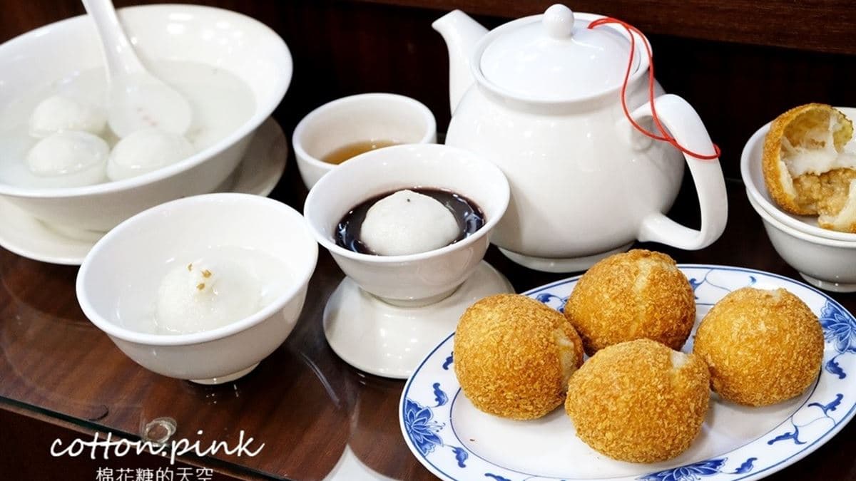 沁園春的手工元宵，可以煮甜湯也能做成炸的。（圖片來源：棉花糖的天空）