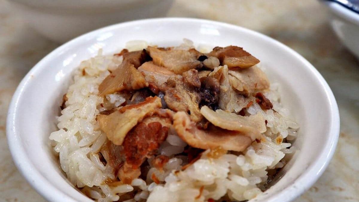 米糕口感粒粒分明，米飯相當Ｑ彈。（圖片來源：班班美食生活圈）