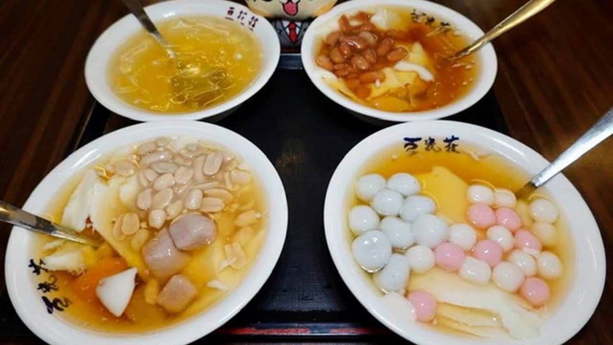 「豆花莊」是來寧夏夜市必吃的美食之一。（圖片來源：貓大爺部落格）