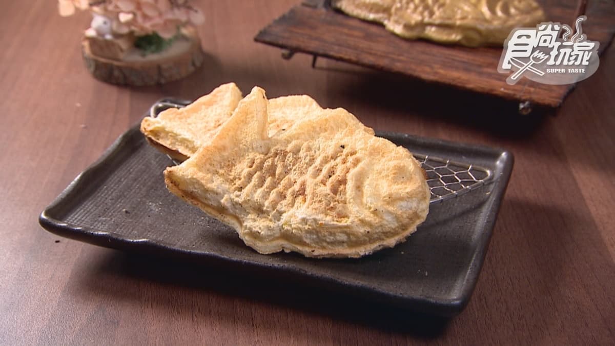 「平安京鯛魚燒」有３種餅皮可以選擇，還有滿滿小麥香。