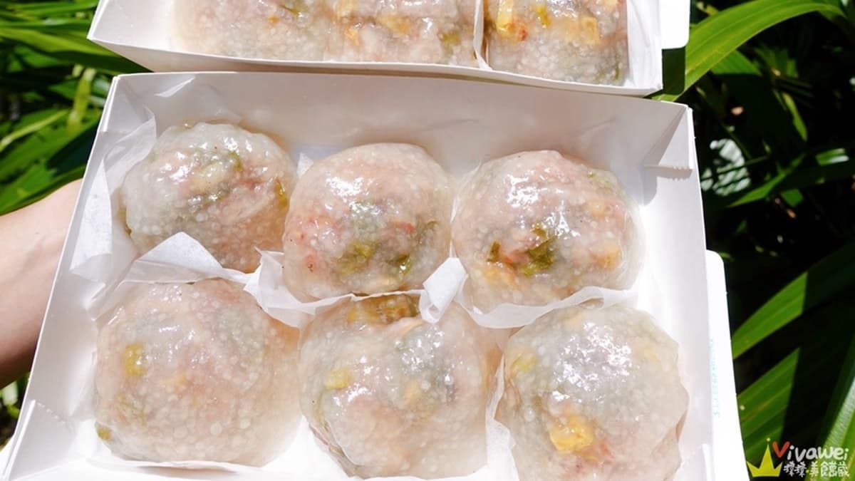 「紅糟肉圓」也是店裡的招牌菜色，假日限量販售，賣完就沒有了。（圖片來源：瑋瑋美食萬歲）