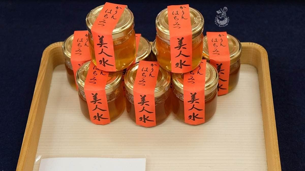 用天然蜂蜜和梨子製成的「美人水」很好喝，尤其在炎熱的夏天超暢快。（圖片來源：金大佛的奪門而出家日誌）