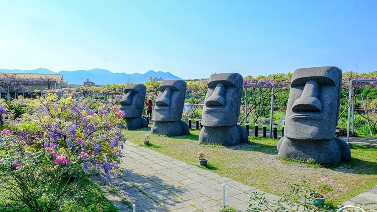 只有一店才有復活島摩艾石像喔！（圖片來源：桃桃's旅人手札）