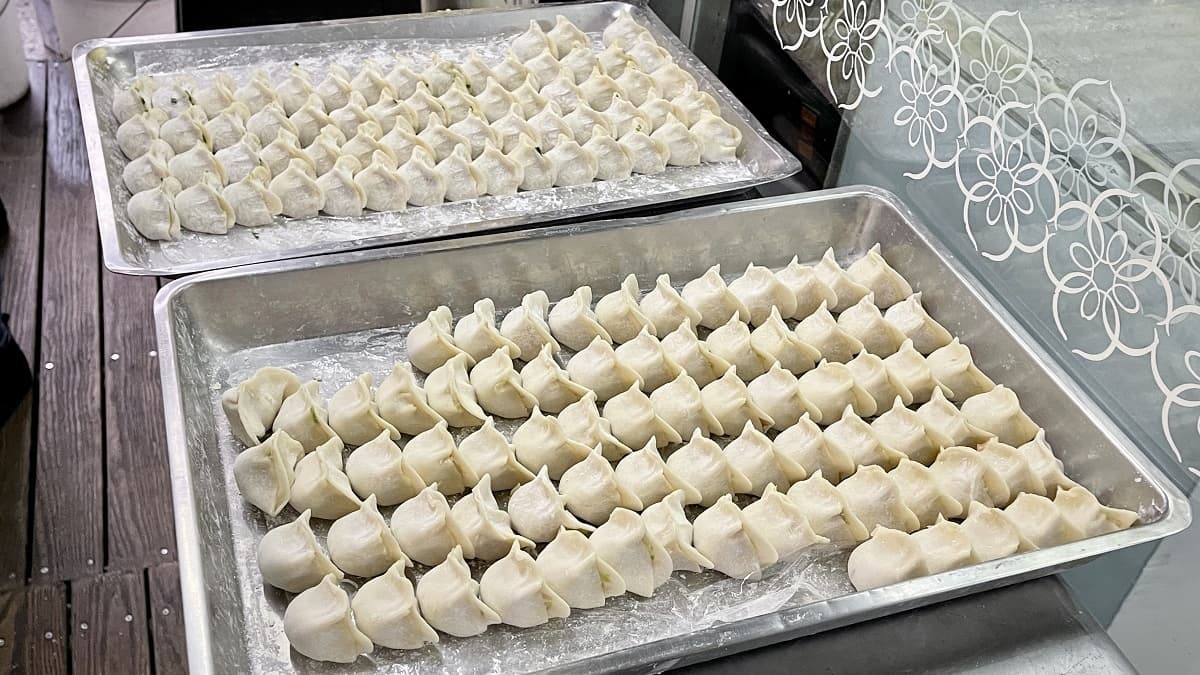 「家鄉味水餃」賣的是老闆娘源自大陸的家鄉的口味。（圖片來源：貓大爺部落格）