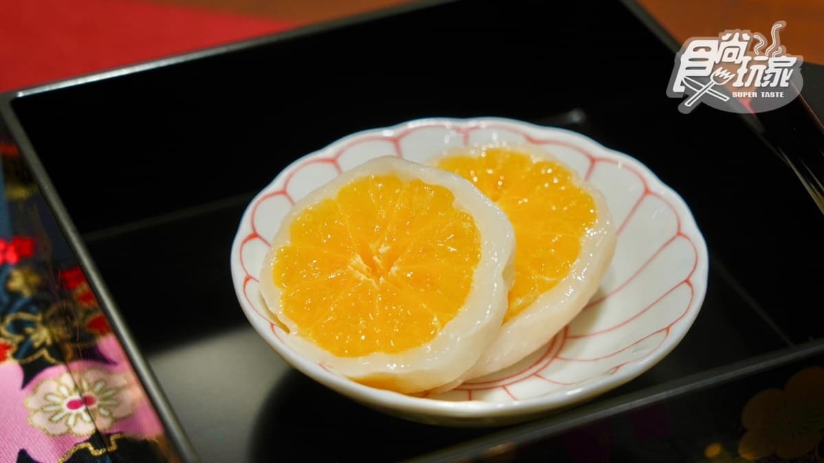 「橘大福」是以砂糖橘製作。