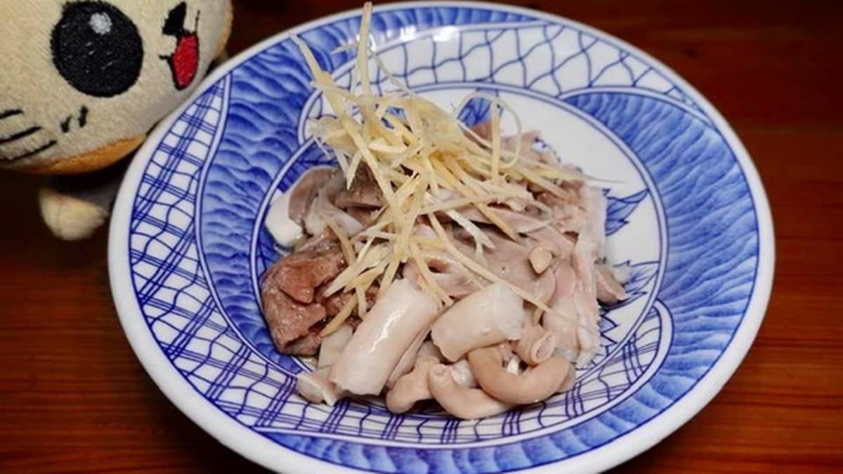 羊頭皮、羊腸、羊肝，全都鮮嫩好吃，完全沒有騷羶味。（圖片來源：貓大爺）