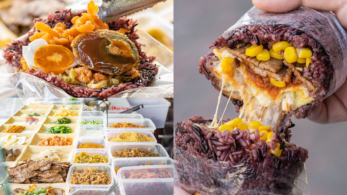 30種配料任你選！高雄「古早味飯糰」餡料塞到滿，牽絲起司、爆漿雙蛋都唰嘴