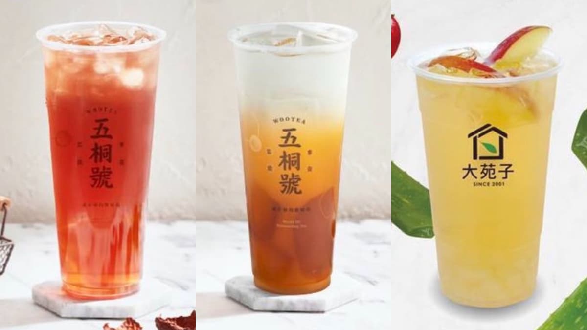 五桐號、大苑子都買一送一！３大手搖飲外送優惠，荔枝冰茶凍、蘋果醋冰茶爽喝