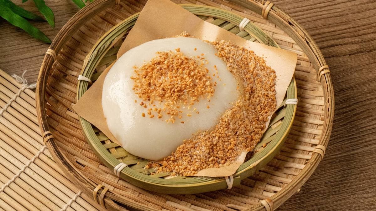 古早味麻糬很軟Q，沾花生粉很對味。（圖片來源：宜蘭ㄚ欣的美食日誌）