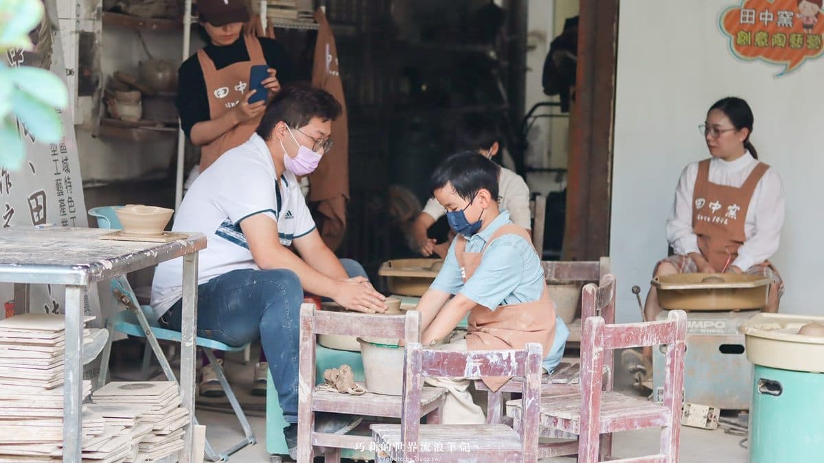 這裡還有手拉坯、彩繪瓷盤等手作DIY體驗活動。（圖片來源：巧莉的世界流浪筆記）