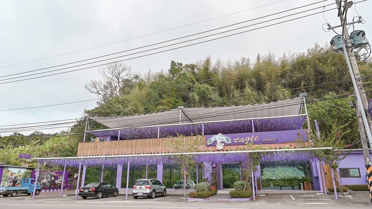 「EAGLE COFFEE伊果咖啡」是台三線重機咖啡廳的熱門景點。（圖片來源：巧莉的世界流浪筆記）