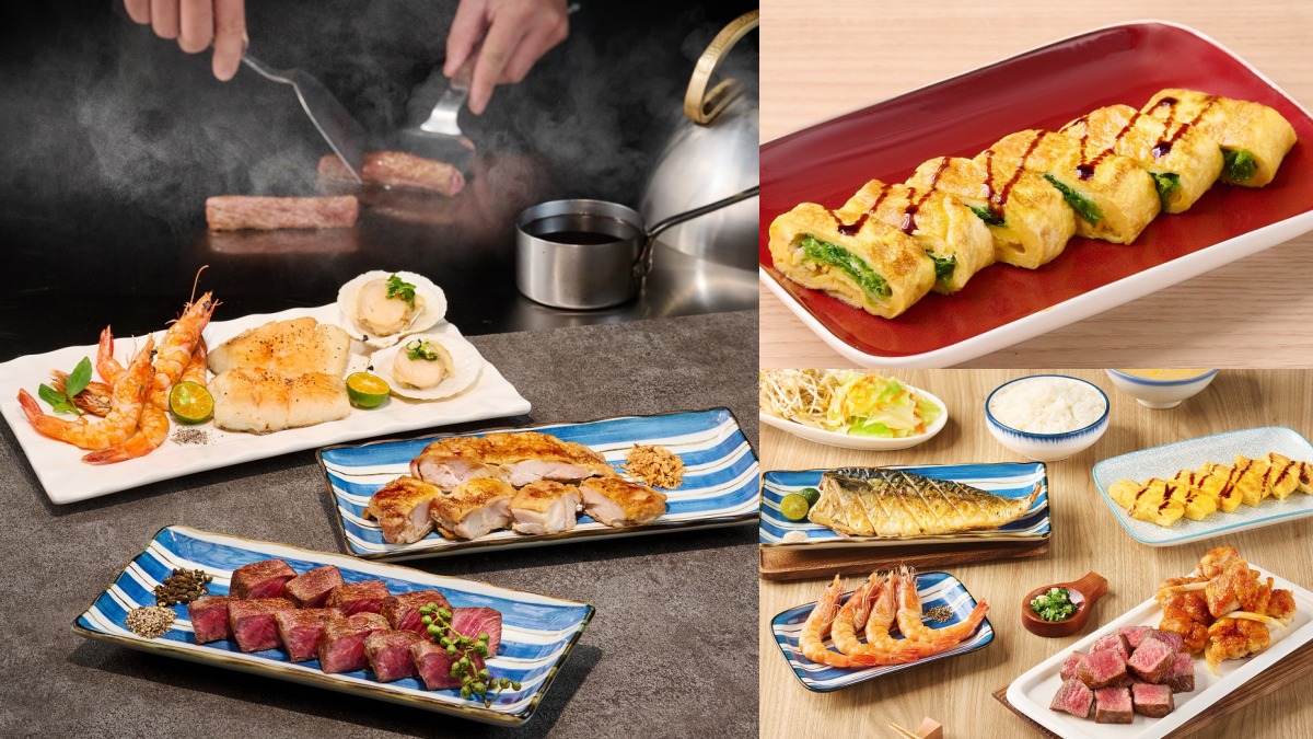 身分證有９站出來！王品全新「就饗鐵板燒」開幕，250元起自助吧吃到飽＋送蛋