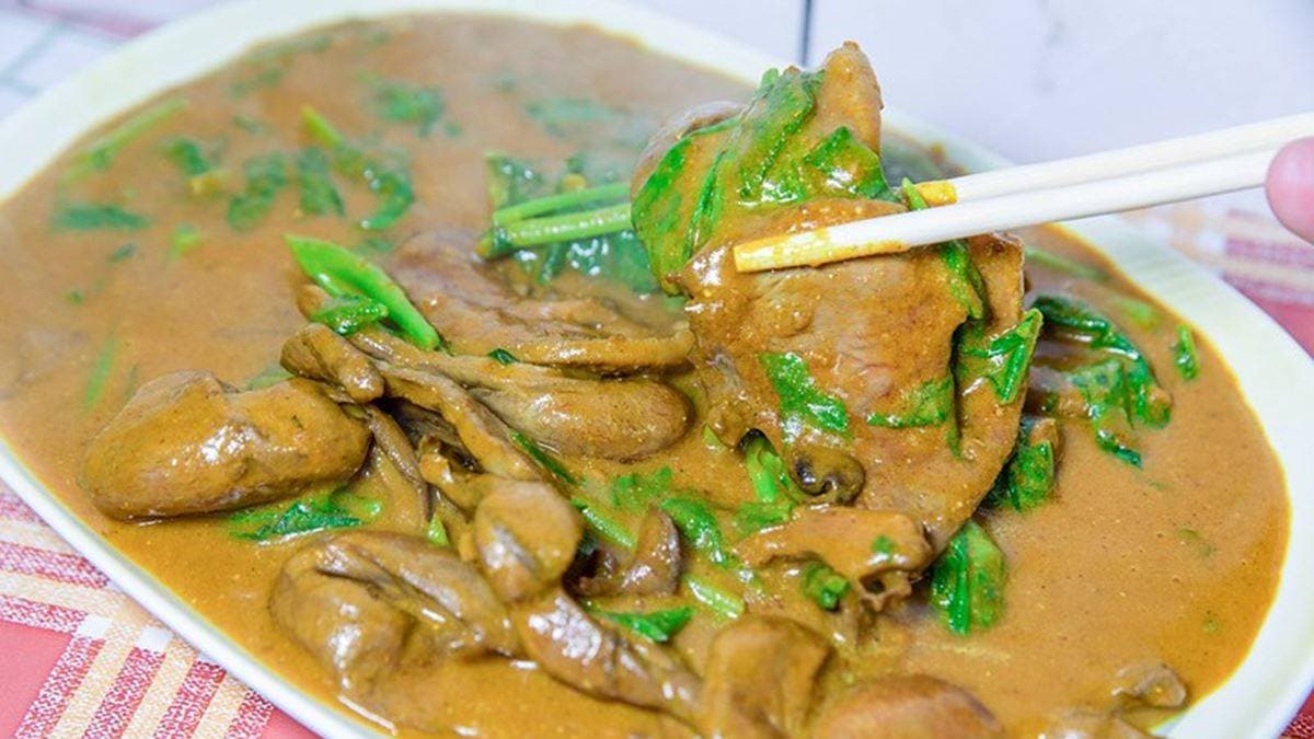 「炒牛三鮮」可以１次吃到３種牛部位，相當過癮。（圖片來源：小虎食夢網）