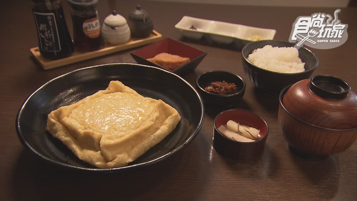「半熟油豆腐」的豆乳味很足。
