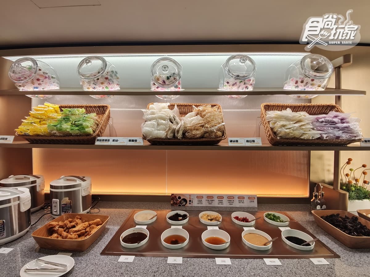 麵類等主食為無限供應。