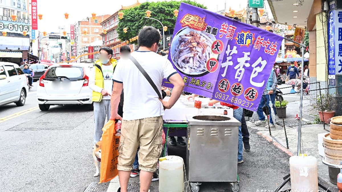攤販位在蔣公路上，距離大甲鎮瀾宮很近。（圖片來源：糖糖's 享食生活）
