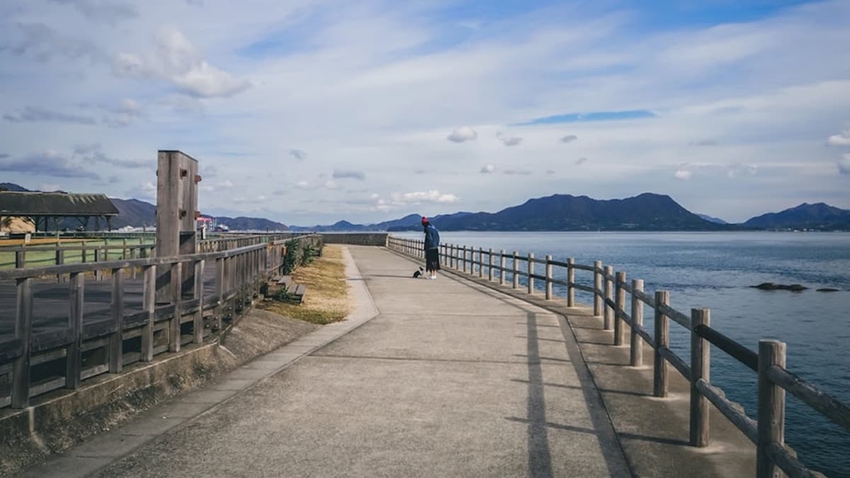 大久野島不大，走完島１周大約花費１小時。（圖片來源：是艾思，不是火拳。）