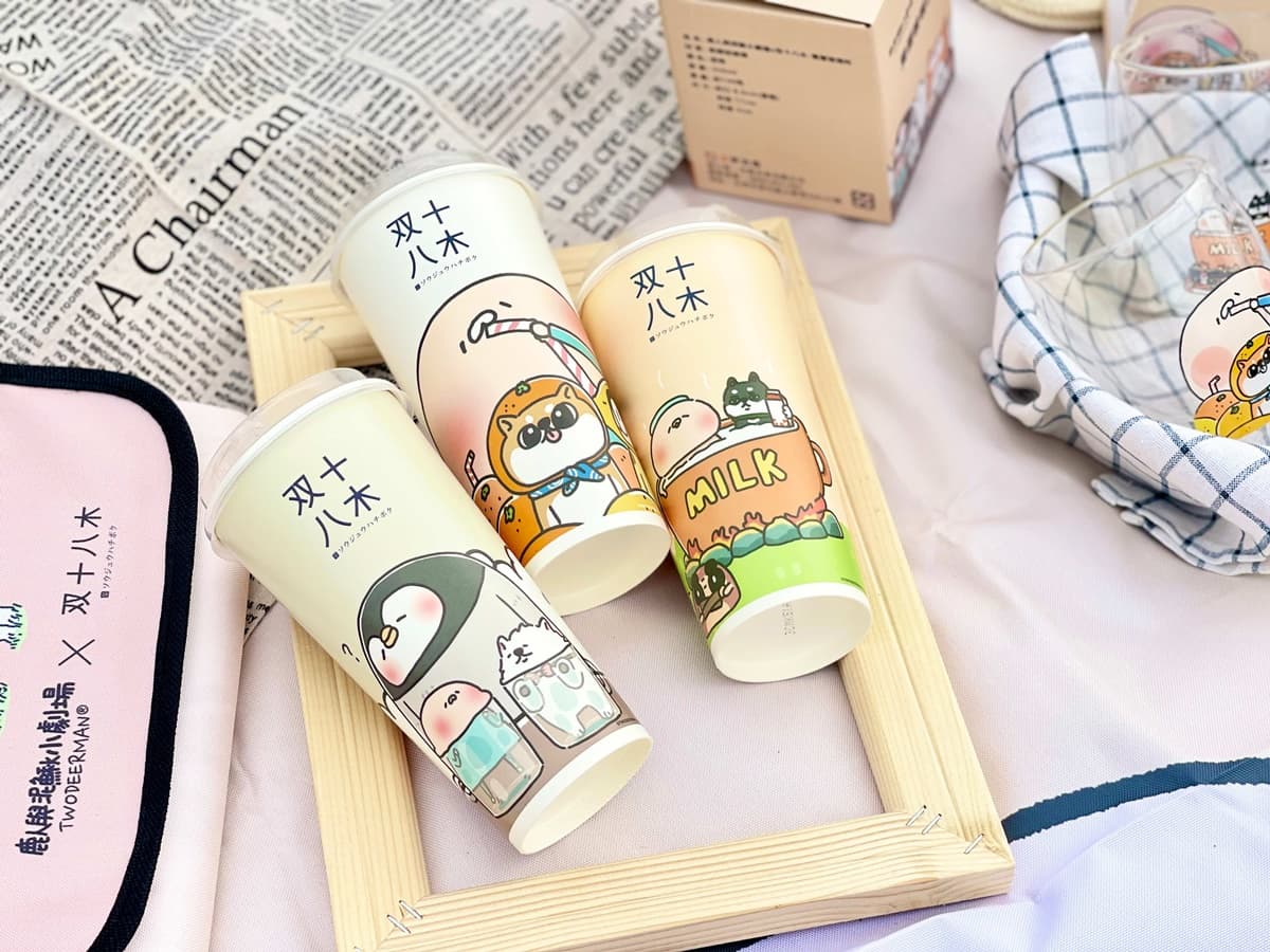 泥鰍、王伯伯粉站出來!「双十八木x鹿人」推黑糖厚奶3飲品,加購超萌杯杯 泥鰍、王伯伯粉站出來!「双十八木x鹿人」推黑糖厚奶3飲品,加購超萌杯杯