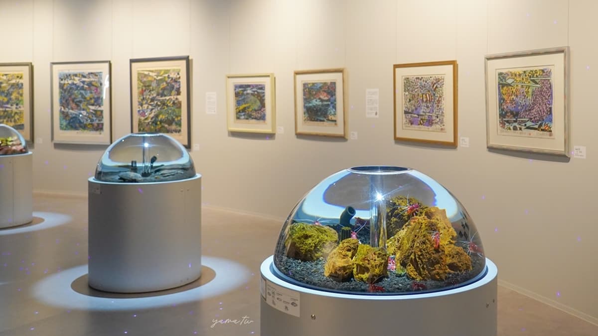 魚兒與日式藝術巧妙地結合在一塊。（圖片來源：金大佛的奪門而出家網誌）
